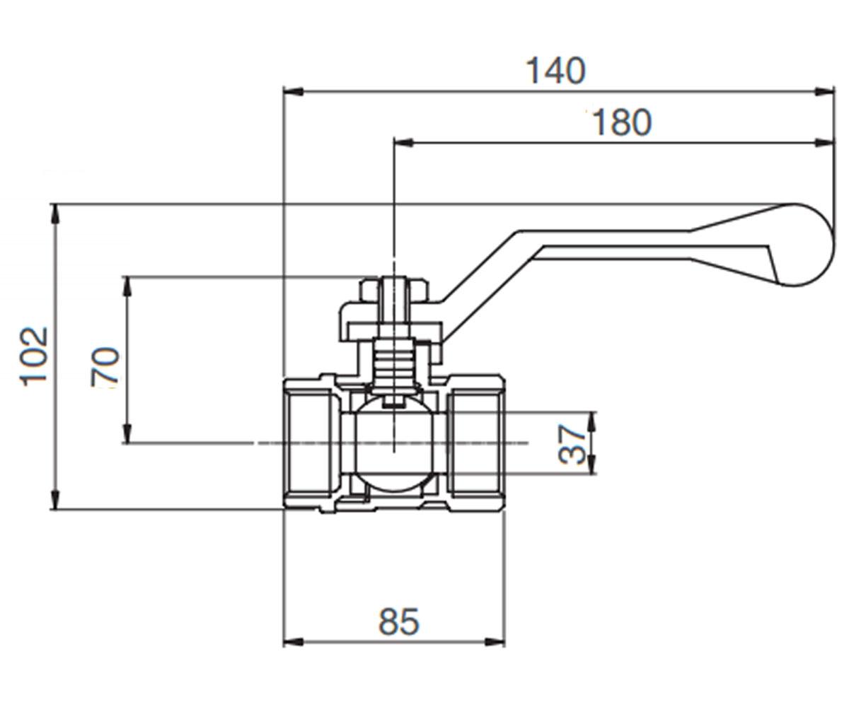 Кран для воды  STANDARD 362FF114:Чертеж 
