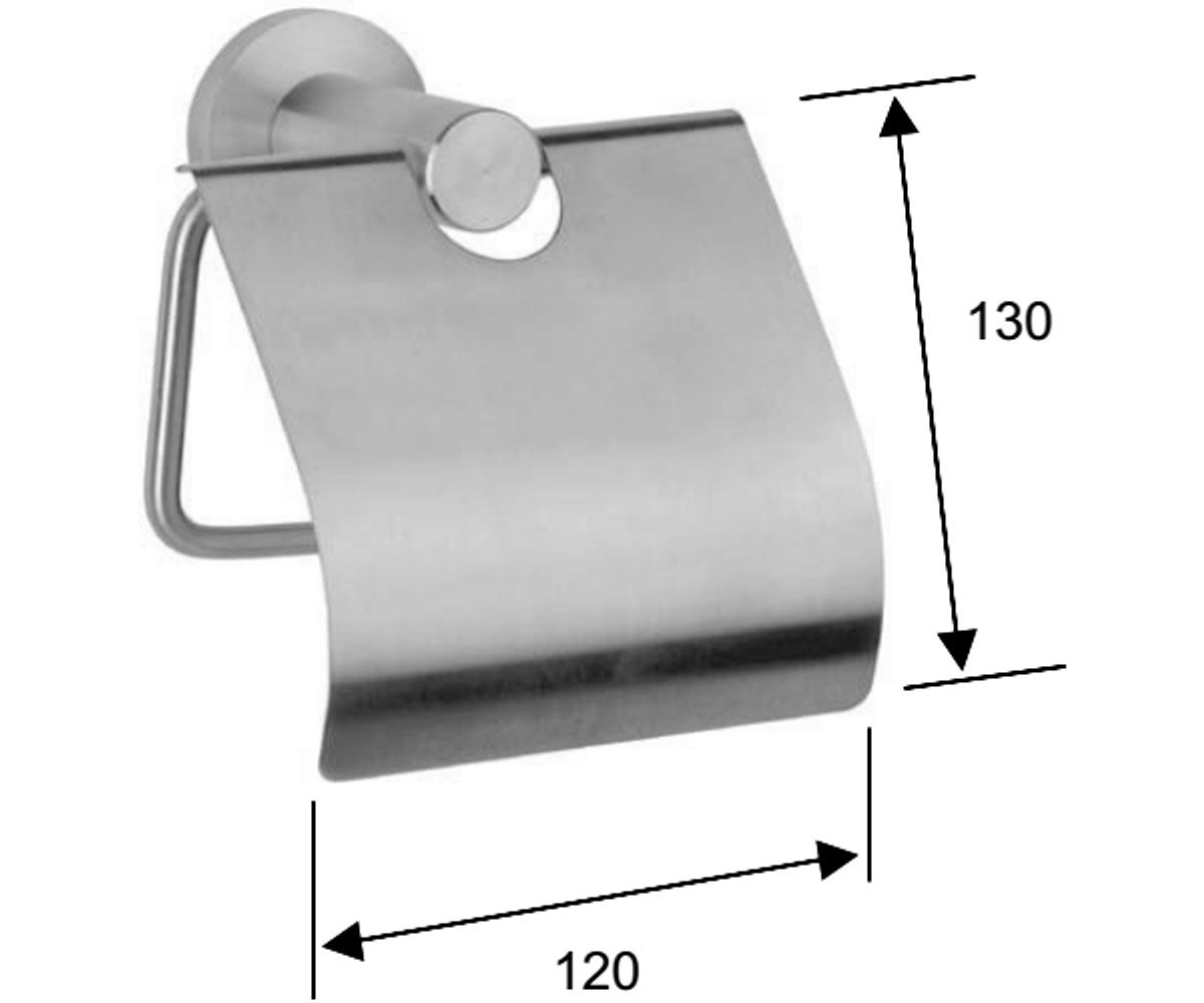 Держатель бумаги  MINIMAL INOX MI 60 INOX:Чертеж 