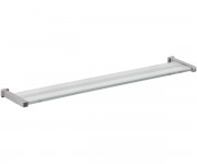 Скляна полиця з власниками REMER SQ INOX SQ20 INOX