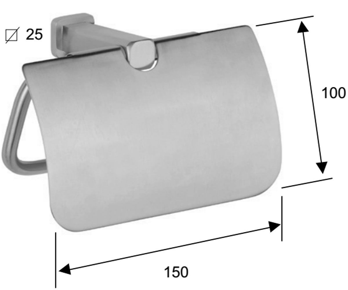 Держатель стальной  SQ INOX SQ60 INOX:Чертеж 
