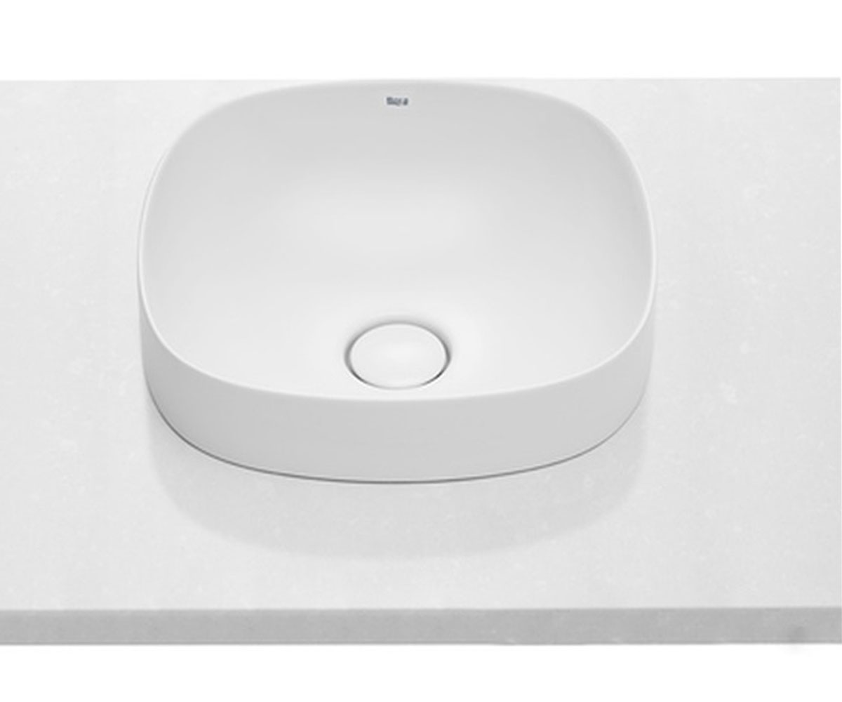 Раковина накладная 37х37 см ROCA INSPIRA SOFT A32750R000 A32750R000