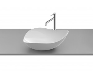 Кришка OHTAKE 55*38 см, нерозкрита, без переливу, білий глянсовий ROCA  A327A13000
