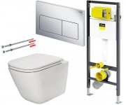 Унитаз с инсталляцией 5 в 1 ROCA GAP A34H470000+771973+678630+773717