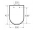 Сиденье для унитаза  GAP A80173200B:Чертеж 