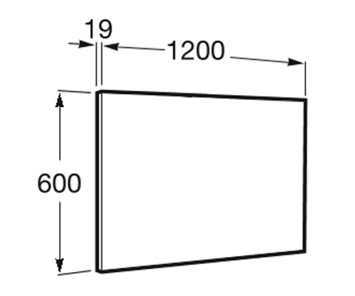 Зеркало в ванную  VICTORIA BASIC A812330406:Чертеж 