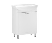 Тумба з раковиною ROZZY JENORI FORT-B RJFU010-0155WH+K667-024