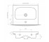 Тумба  RJFU042-0180WHSET(RJFU042-0180WH+K116-013):Чертеж 