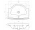 Тумба  RJFU043-0165WHSET(RJFU043-0165WH+L71965000):Чертеж 