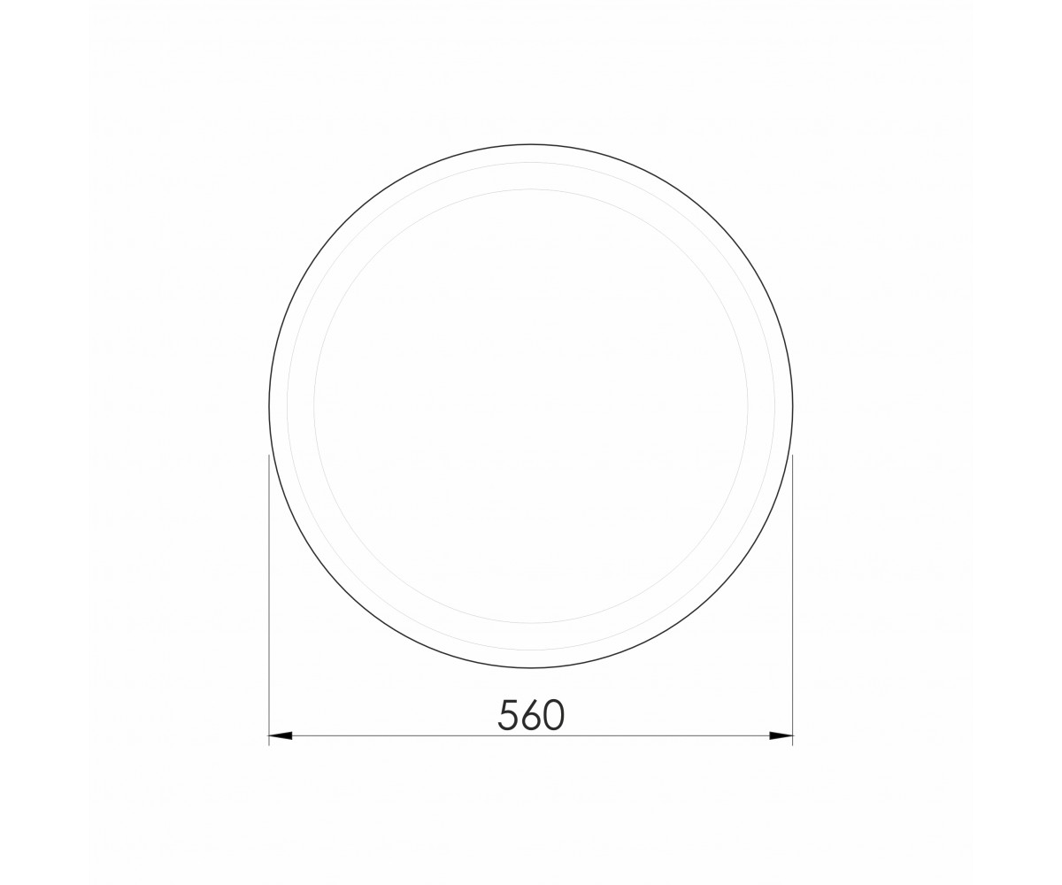 Зеркало в ванную  RJMI000-2556/02:Чертеж 