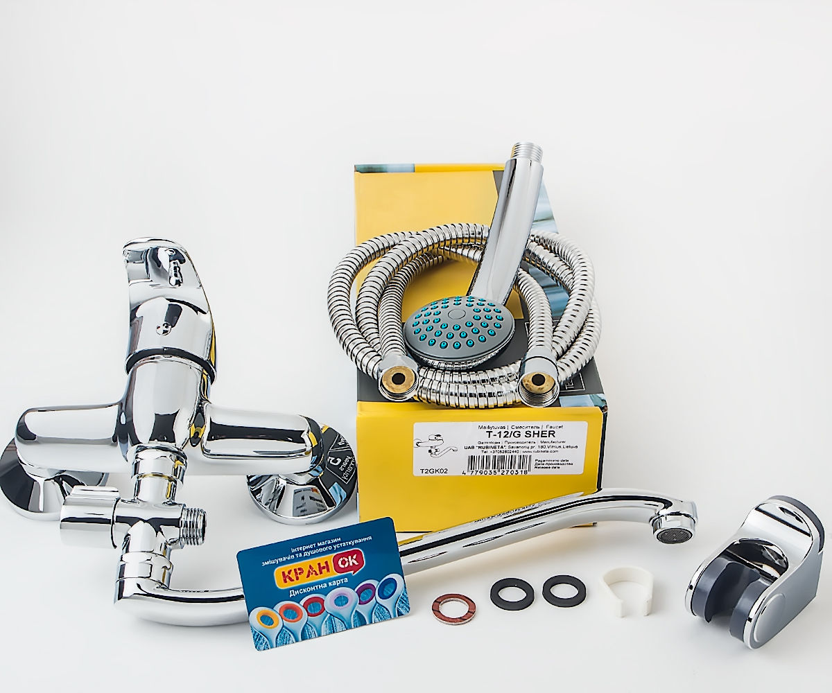 Смеситель для ванны  TURBO SHER T2GK02:Фото 4