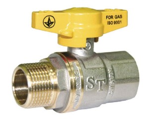 Латунный шаровый кран 1 SANTAN PREMIUM 0115017