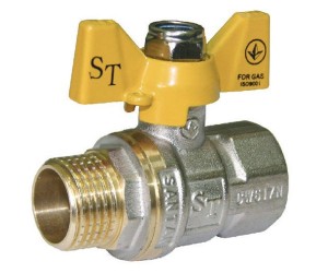 Кран для газопроводу 1/2 SANTAN PROFESSIONAL 0116101