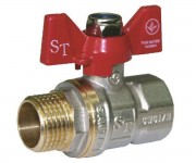 Кульовий кран метелик 1 SANTAN PROFESSIONAL 0116121