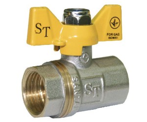 Кран шаровый для газа 1/2 SANTAN STANDARD 0118002