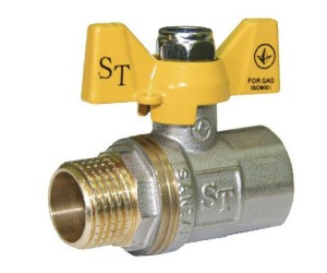 Усиленный шаровой кран 1 SANTAN STANDARD 0118017