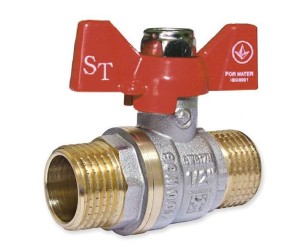 Кран шаровой бабочка 1 SANTAN STANDARD 01180191