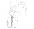 Смеситель с лейкой  KATANA 074202009:Чертеж 