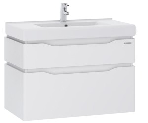 Підвісна тумба з раковиною  ALESSA  AIR WHITE MV0000365