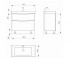 Напольная тумба с раковиной  LIGA MV0000385:Чертеж 