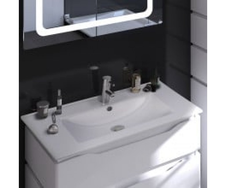 Тумба ALESSA 70 біла з умивальником. Ктап (МВ0000868) SANWERK  MV0000868 MV0000868