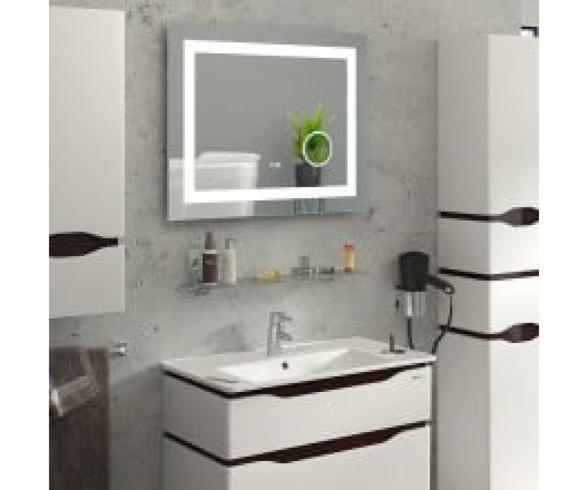 Тумба венге ALESSA 70 з умивальником. Ктап (МВ0000874) SANWERK  MV0000874 MV0000874