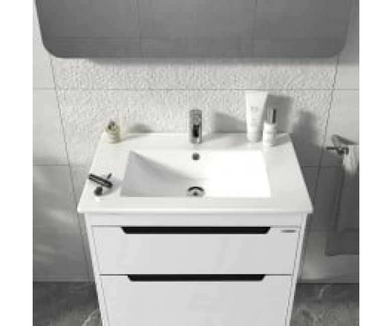 Шафа GRETA 70 біла з умивальником. Ктап (МВ0000884) SANWERK  MV0000884 MV0000884