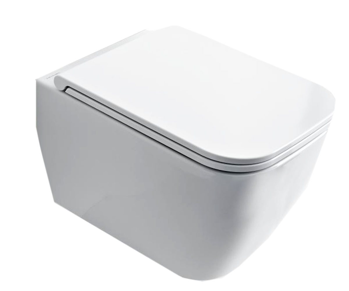 Чаша унітаза без сидіння SCARABEO TEOREMA 2.0 5126CL41 WHITE MAT+10050A  5126CL41 WHITE MAT+10050A