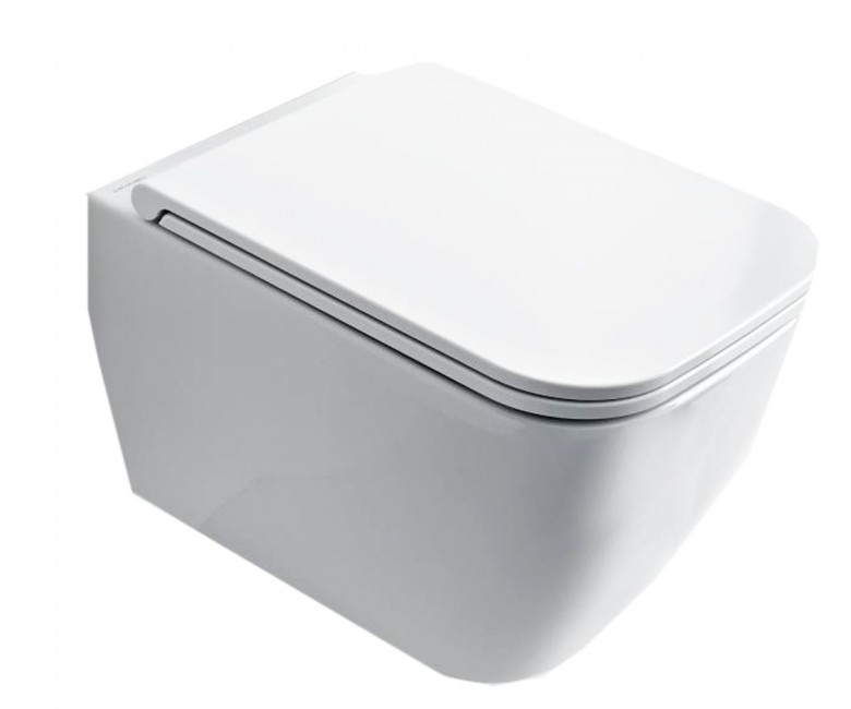 Чаша унітаза без сидіння SCARABEO TEOREMA 2.0 5126CL41 WHITE MAT+10050A  5126CL41 WHITE MAT+10050A
