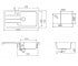 Композитная мойка  FORMHAUS D 100L 17056058:Чертеж 