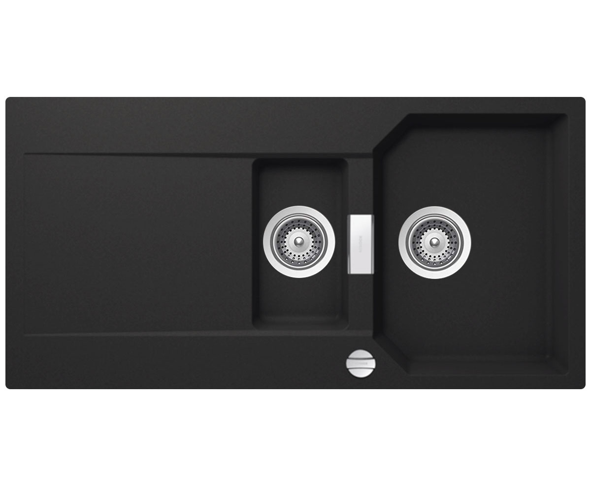 Раковина з полуторною чашею SHOCK MANHATTAN D 150L 22166013 22166013