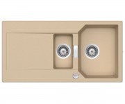 Раковина з полуторною чашею SHOCK MANHATTAN D 150L 22166022