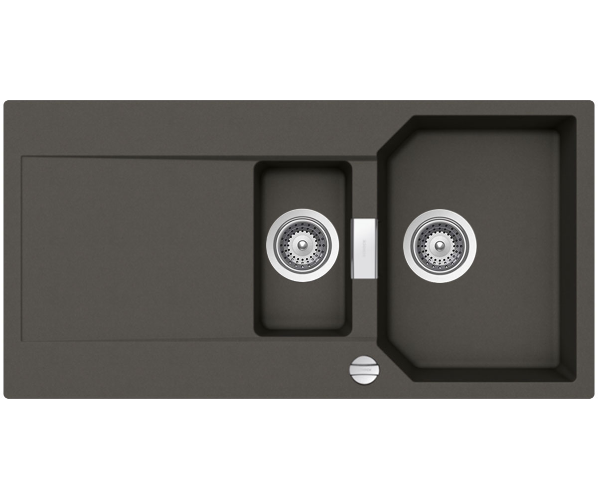 Раковина з полуторною чашею SHOCK MANHATTAN D 150L 22166043 22166043