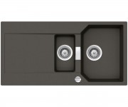 Раковина з полуторною чашею SHOCK MANHATTAN D 150L 22166043