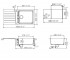 Мойка с крылом  PRIMUS D 100L 24056043:Чертеж 