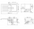Мойка на полторы чаши  PRIMUS D 150 24086043:Чертеж 