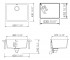 Композитная мойка  QUADRO N 100 25026014:Чертеж 