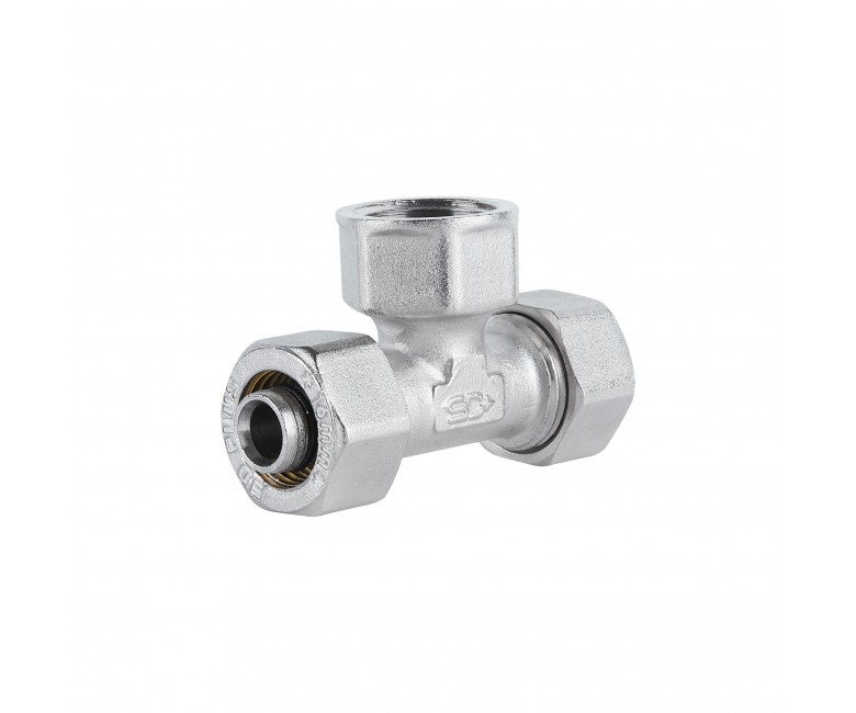 Трійник обтискний SD Plus 16х1/2х16 ВР SD159W161516 SD  SD159W161516 SD159W161516