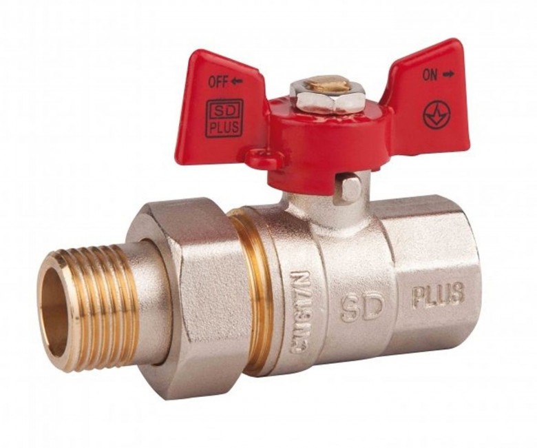 Кран кульовий з сгоном SD  SD220NW15PN40 SD220NW15PN40