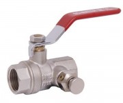Кран кульовий з клапаном Маєвського SD  SD320W20
