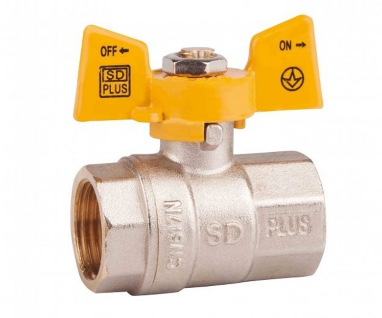 Кран кульовий для газу 3/4 SD  SD602NG20PN40 SD602NG20PN40
