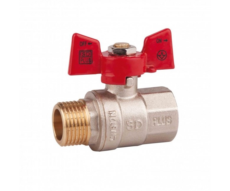 Кран кульовий для води SD  SD607NW20PN40 SD607NW20PN40