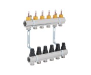 Колектор з витратомірами SD Forte 1 6 виходів SF001W6 STRONG SD  SF001W6