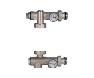 SD FORTE коннектор для коллектора c нижним подключением 1 SF014W25 SD FORTE  SF014W25
