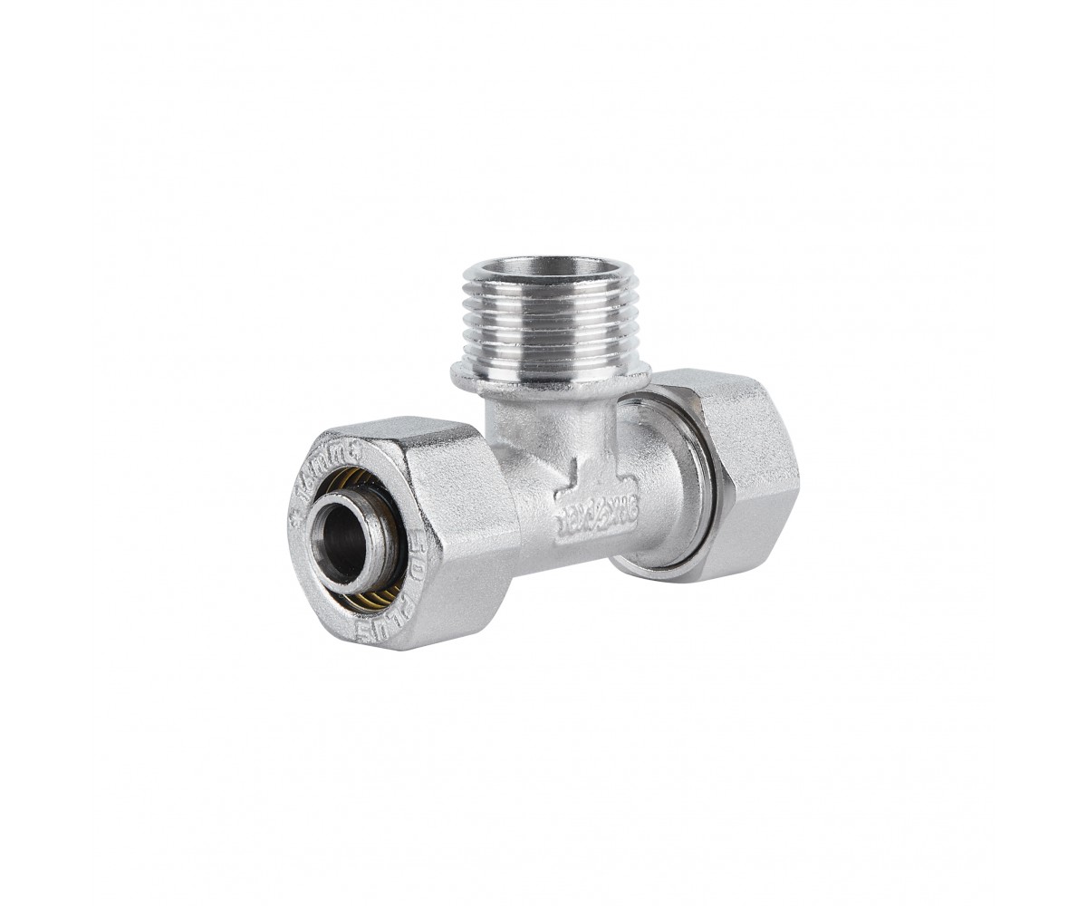 Трійник обтискний SD Plus 16х1/2х16 ЗР SD160W161516 STRONG SD  SF160W161516 SF160W161516