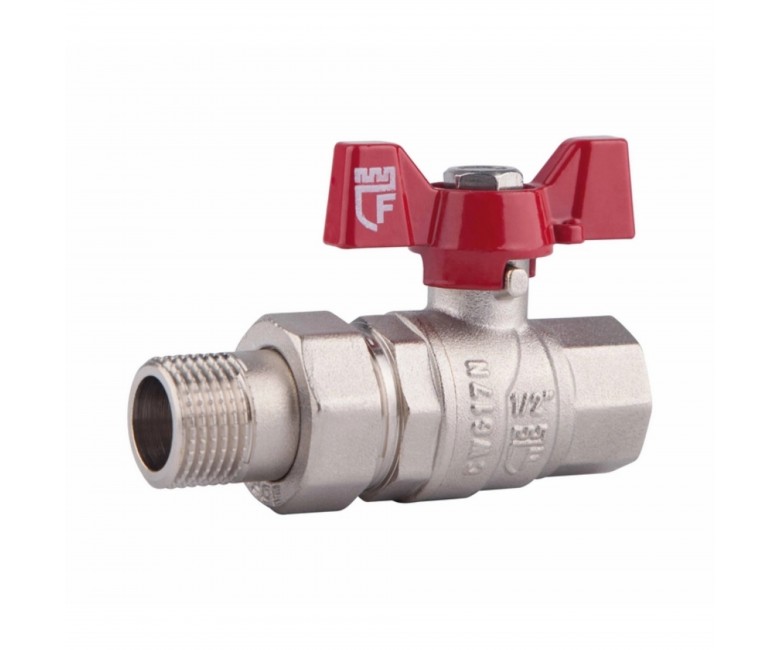 Кран кульовий Американка SD Forte 1 прямий SF220W25 STRONG SD  SF220W25 SF220W25