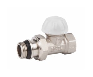 Кран радіаторний SD Forte Powerful 1/2 з антипротіканням прямий SF231W15  STRONG SD SF231W15