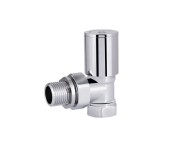 Кран радіаторний SD Forte 1/2 кутовий хром SF234W15 STRONG SD  SF234W15