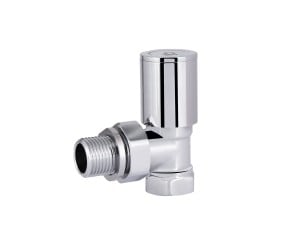 Кран радіаторний SD Forte 1/2 кутовий хром SF234W15 STRONG SD  SF234W15
