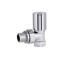 Кран радіаторний SD Forte 1/2 кутовий хром SF234W15 STRONG SD  SF234W15 SF234W15