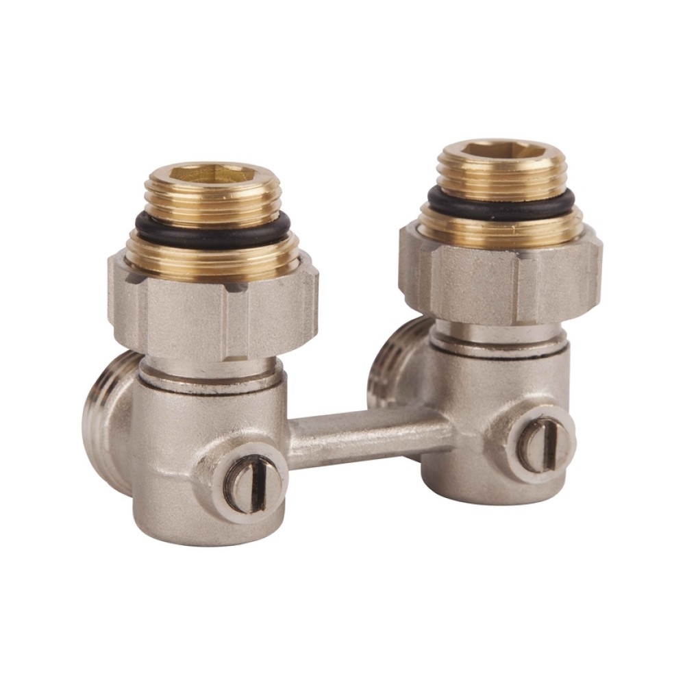 Кран кульовий SD Forte 3/4х1/2 для радіатора нижній кутовий SF250W15 STRONG SD  SF250W15 SF250W15